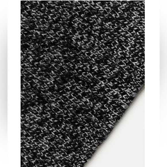 ZARA FLECKED 100% WOOL VEST - Picture 14 of 14